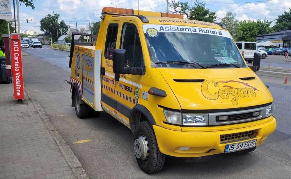 Platforma,Recuperator SG 24 , IVECO Daily 65C15 -tractari legale