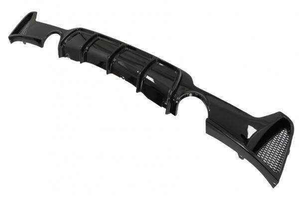 Difuzor Bara Spate Evacuare stg-dr BMW F32 F36 negru lucios