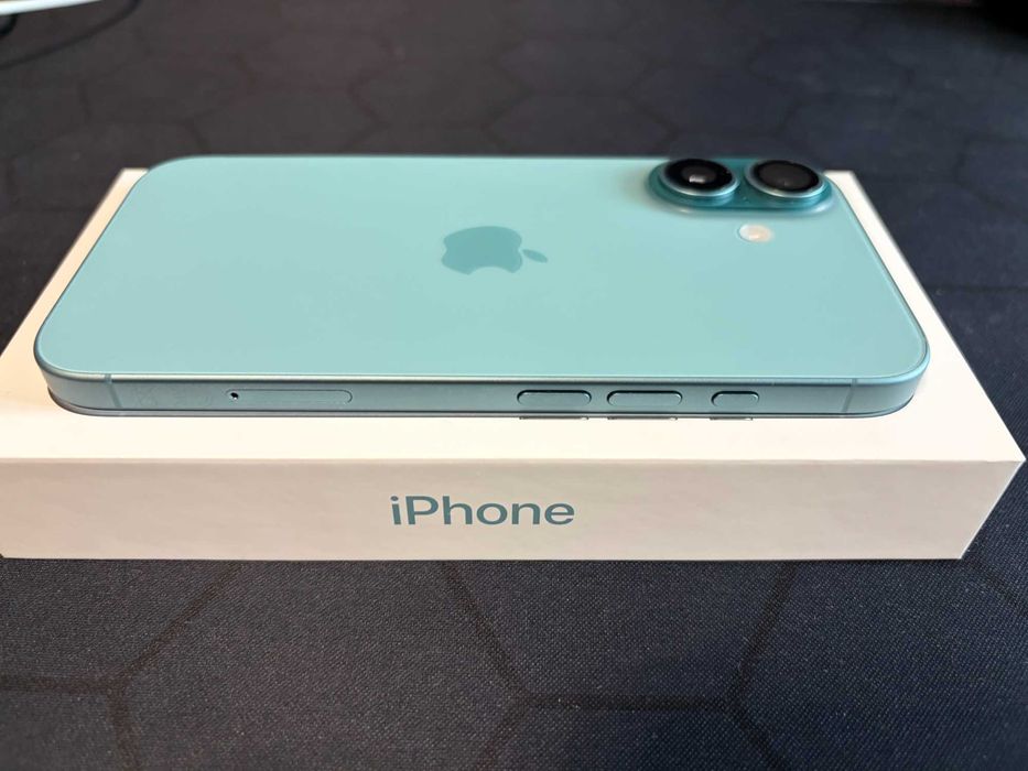 iPhone 16 Teal / Verde 128GB, full box, impecabil, neblocat