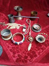 10бр стари здрави бронзови сувенири предмети
