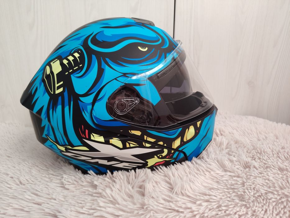 Cască open face motor