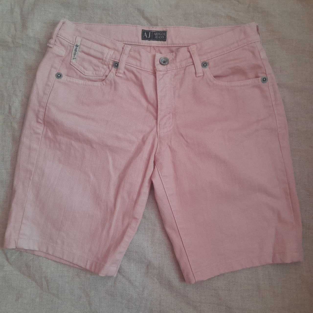 Розовые шорты W28 / Armani Jeans / Made in Italy