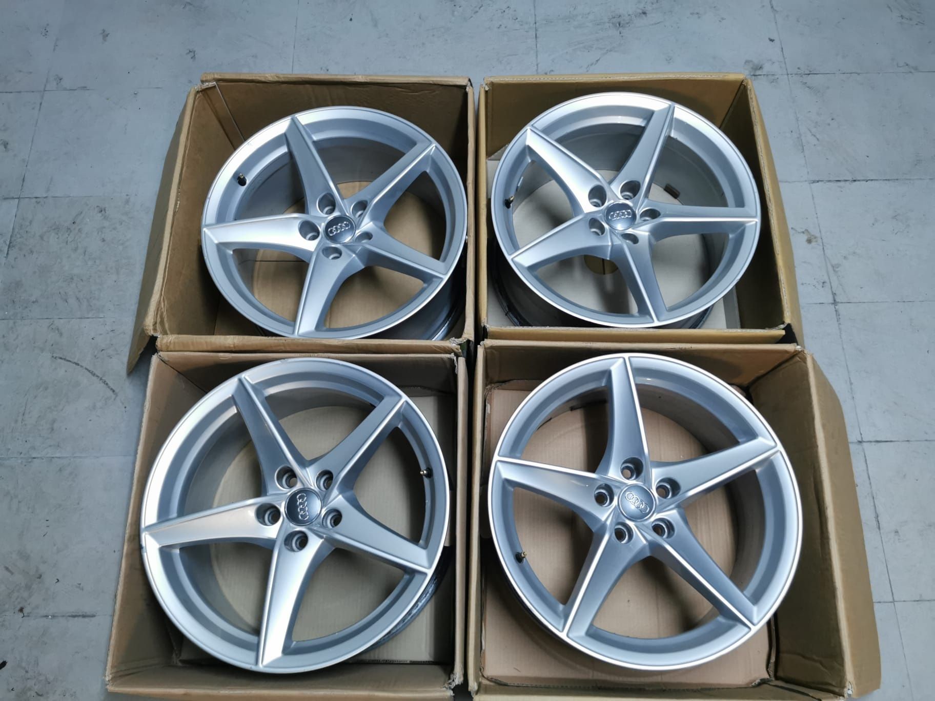 5x112 r18 inch jante aliaj originale AUDI A5 A6 A7 A8 A4 Q3 Q5 sq5 sq3