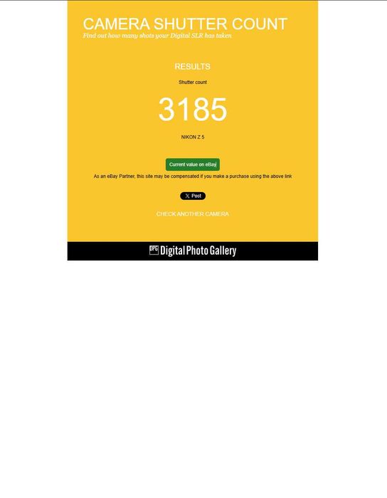 Nikon Z5 ca NOU 3185 de cadre aspect 10/10