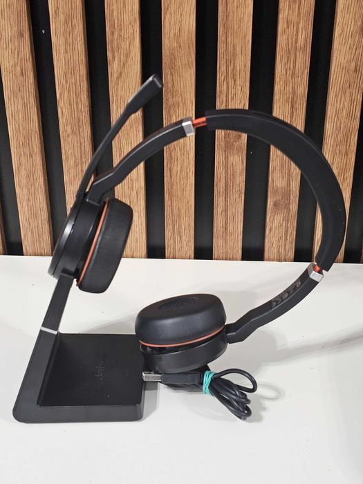 Casti Jabra Evolve 75 + stand incarcare