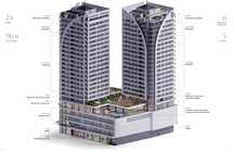 Modera Towers 21 этаж 51.26m2 |  174000$
