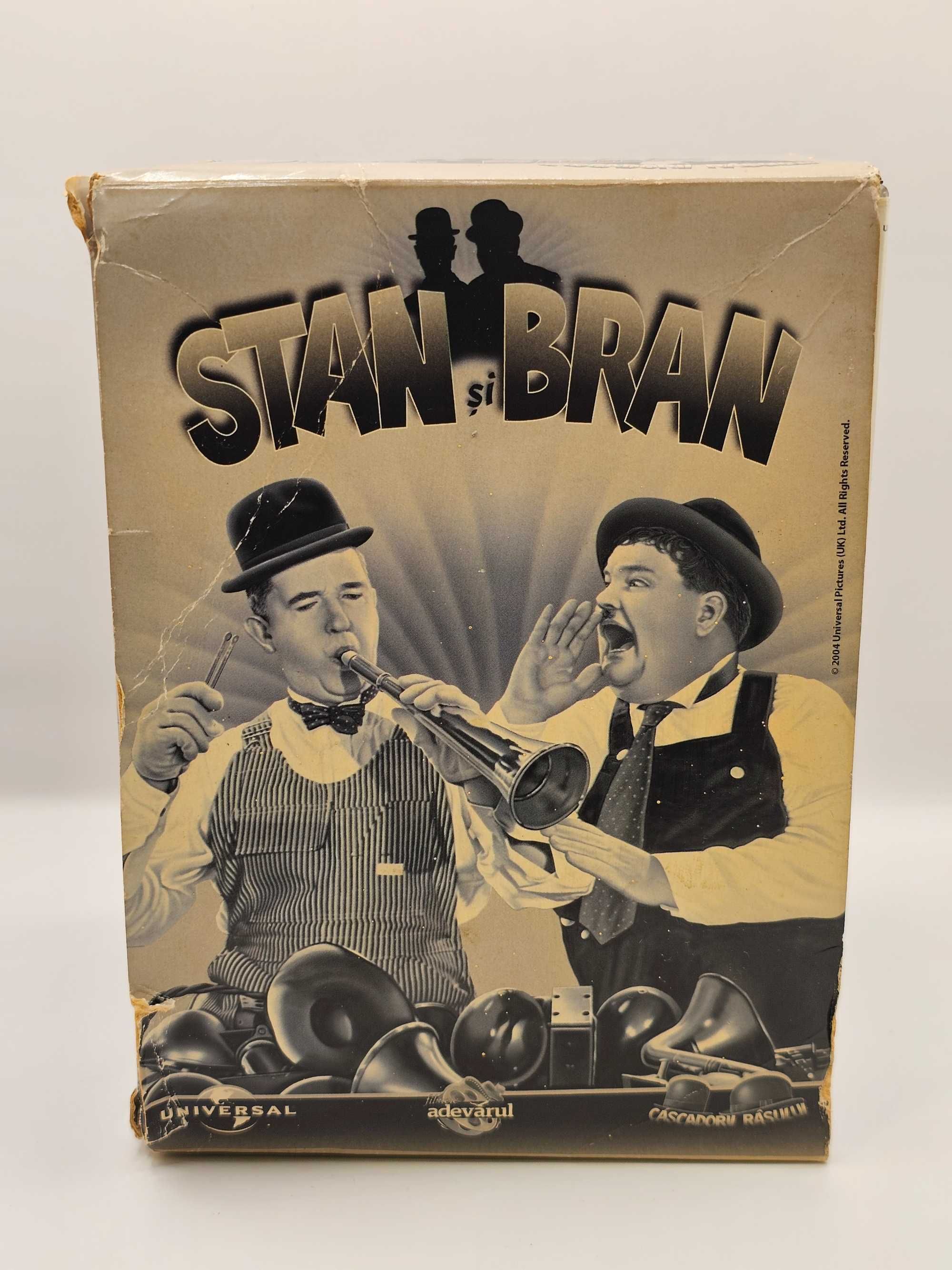 Colectia Adevarul 8 DVD Stan si Bran Cascadorii Rasului