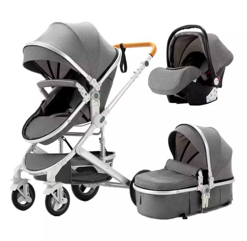 NOU Carucior bebe 3 in 1 bebelus landou copii pliabil smart + CADOU