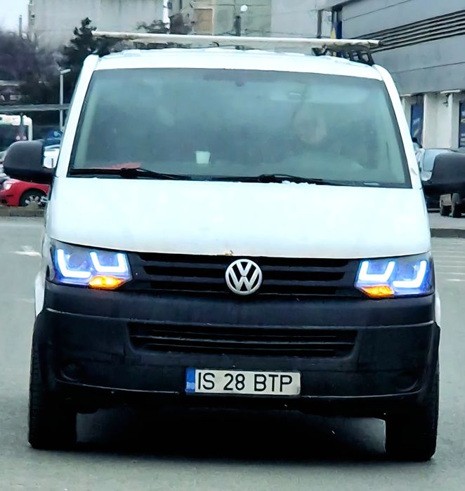 Faruri Faruri VW T5 T5 10-15 BLACK LED DR