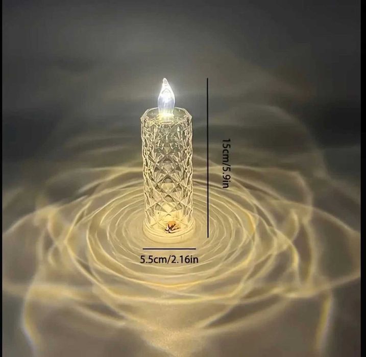 Лампа свещ, без пламък, на батерии