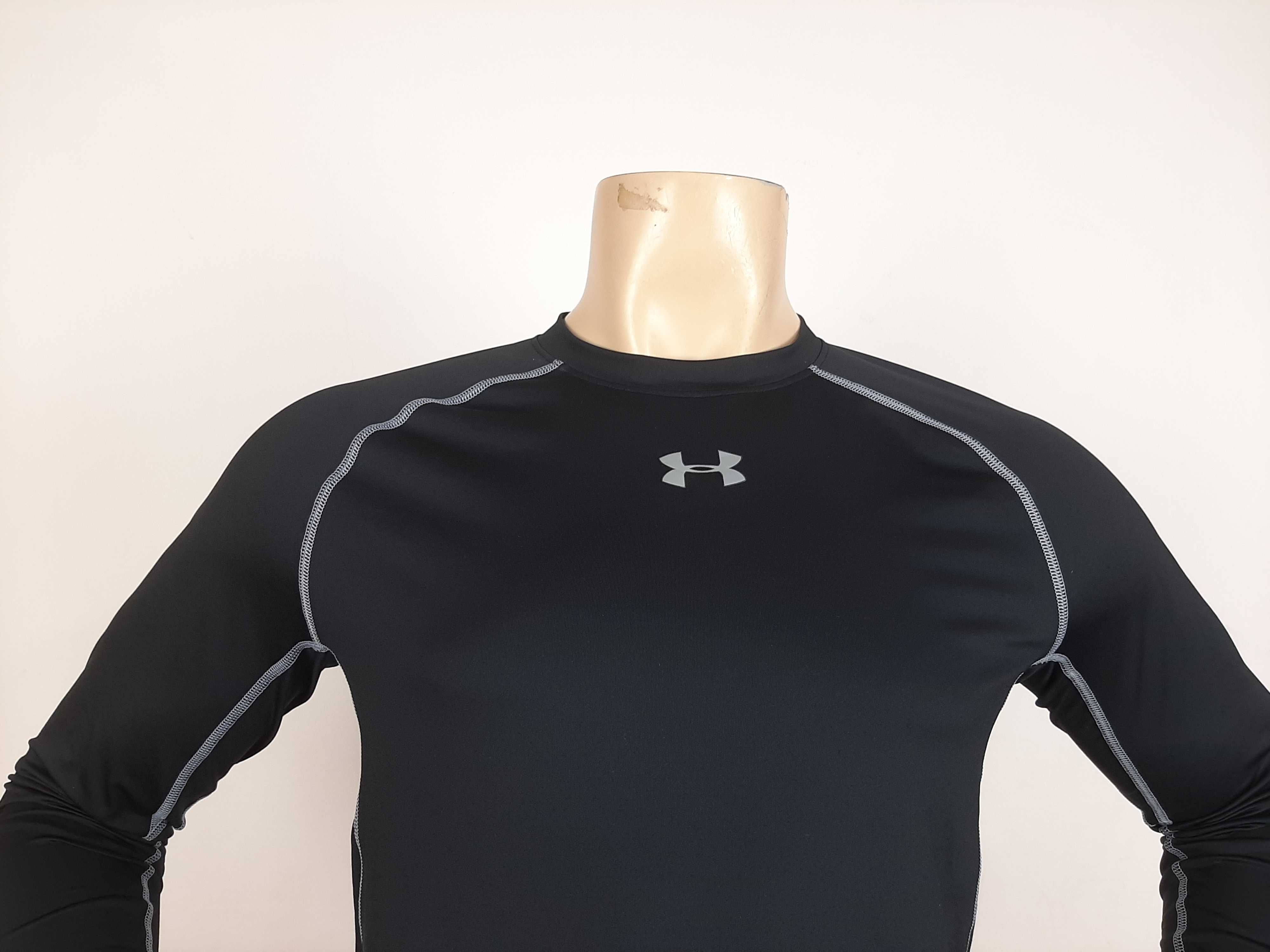 Under Armour HeatGear Compression - Оригинална мъжка блуза размер L