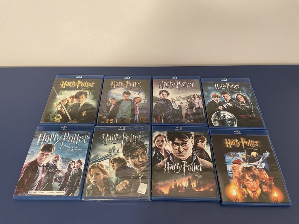 Harry Potter colectia completa bluray rom