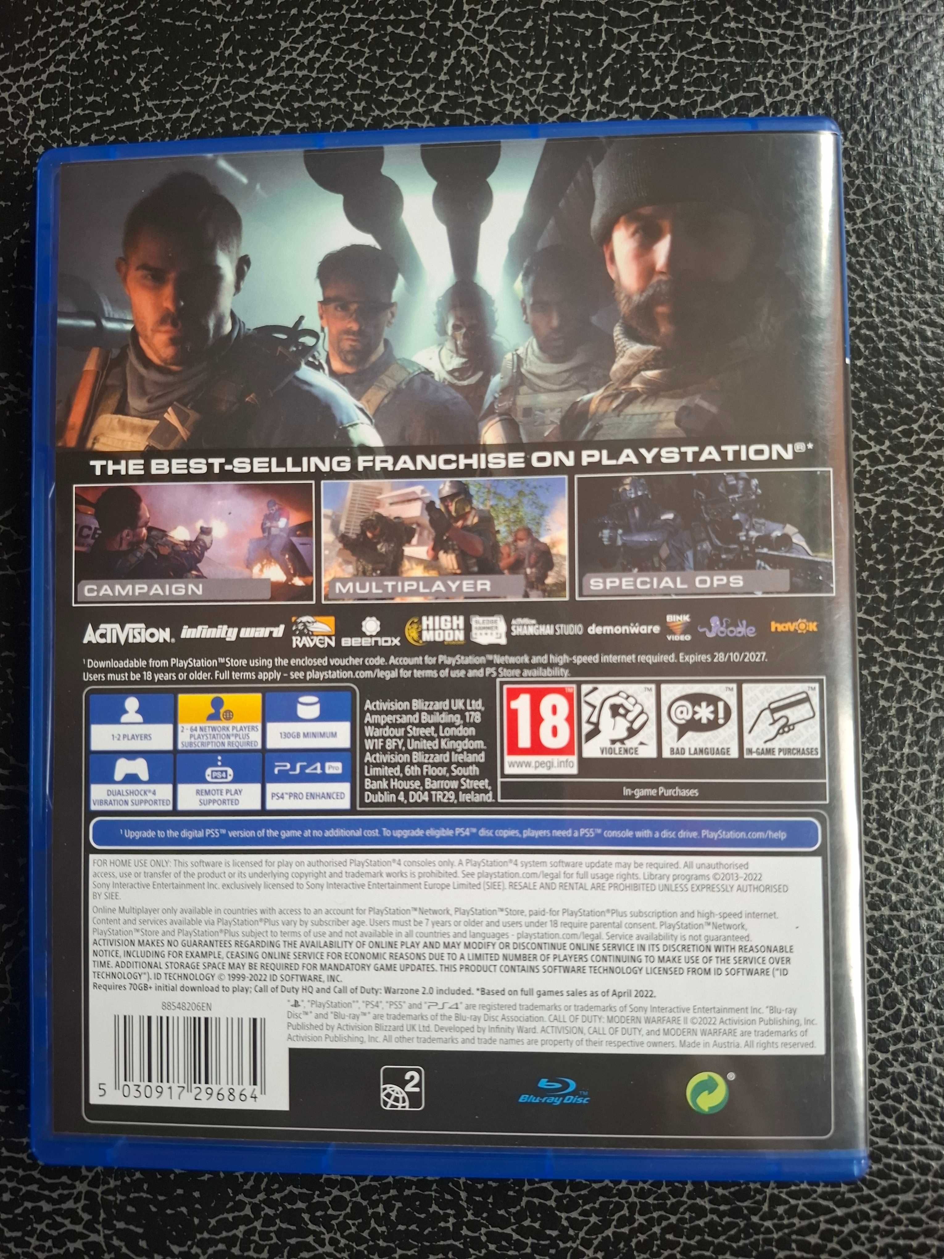 call of duty modern warefare 2 ps4