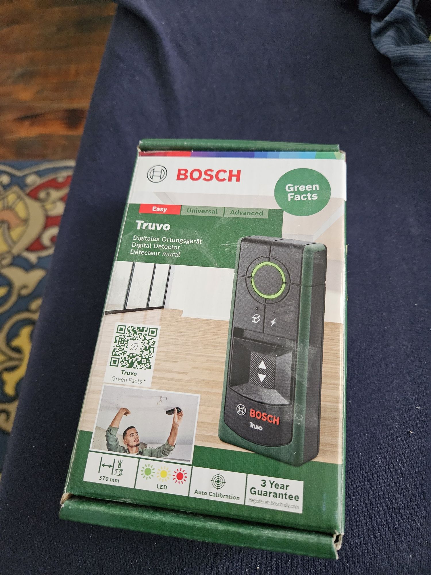 BOSCH Truvo  детектор за проводници с напрежение под мазилка