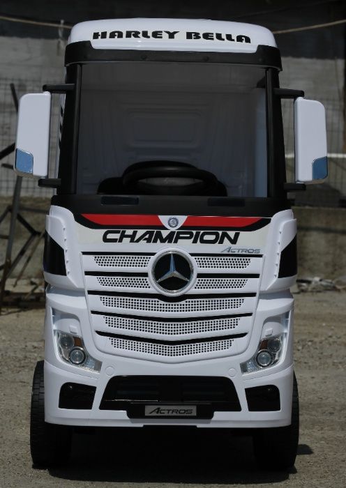 Camion electrica pentru copii Mercedes Actros 4x35W 12V 14Ah #White