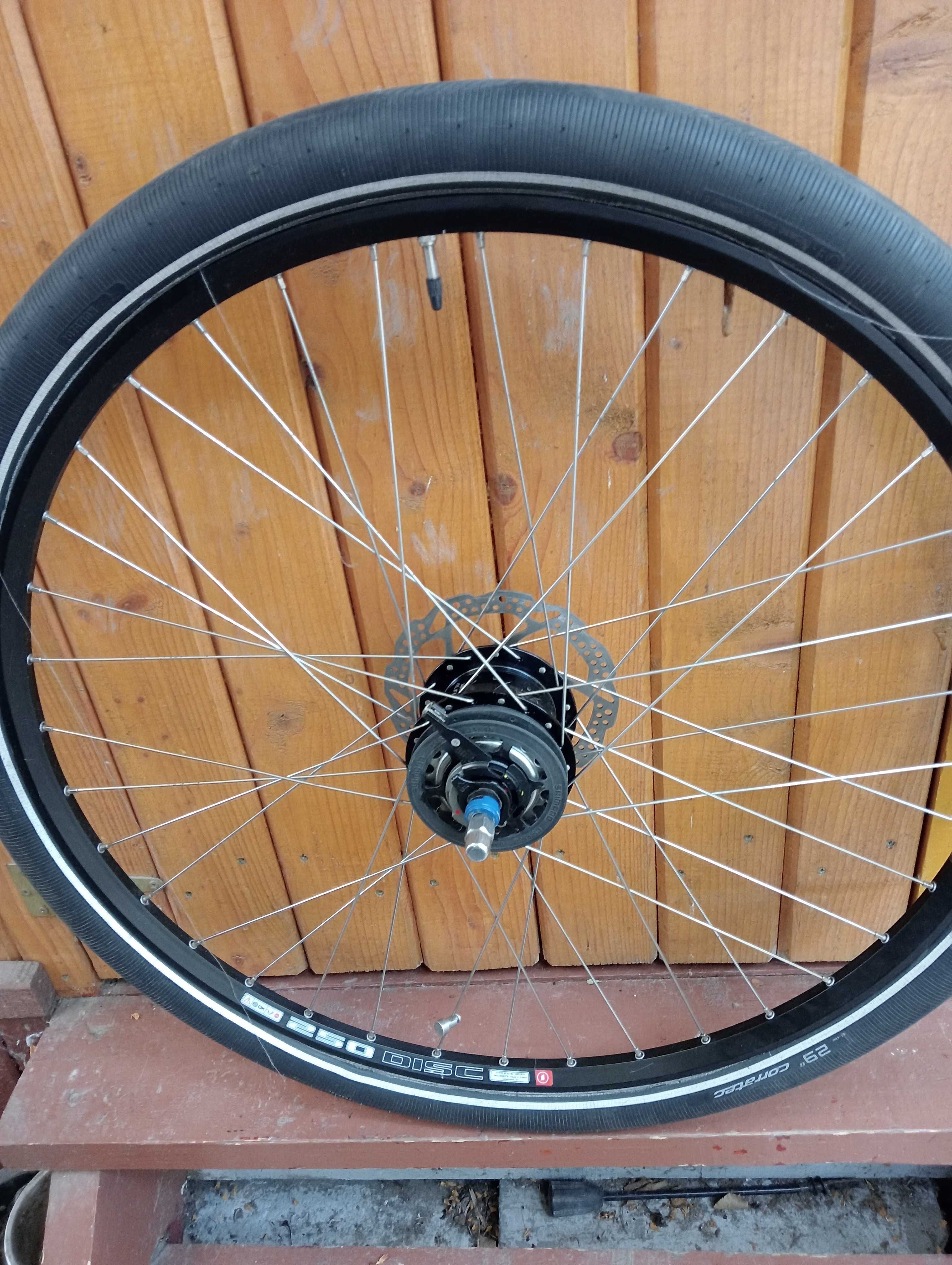 Roata fata spate 28 butuc Shimano Alfine8 disc Shimano Nexus 7 torpedo