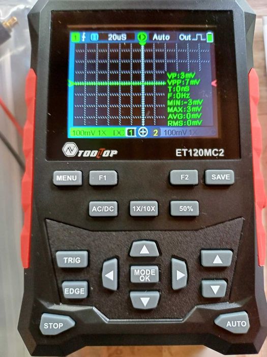 Osciloscop digital dublu spot 120 Mhz cu generator semnal TOOLTOP