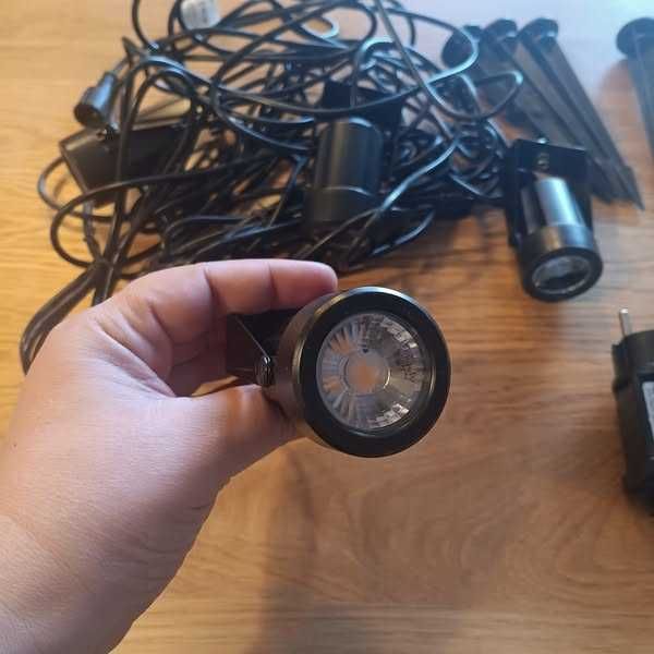 НОВИ! LED градински прожектори, 4x3W, 14M, топла светлина 3000K