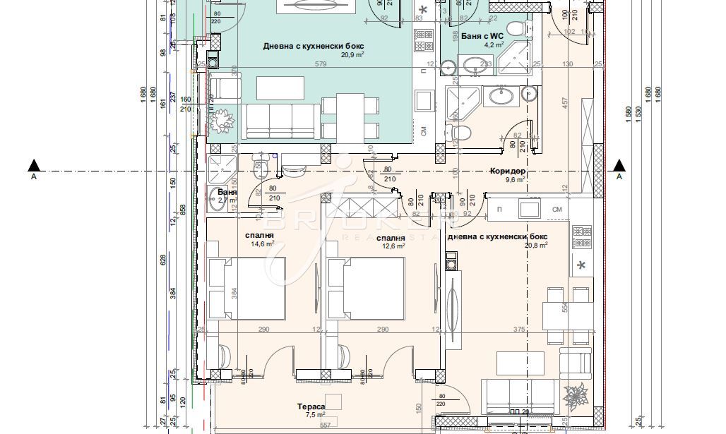 Продава се Тристаен апартамент в Кърджали, Център - 100 кв.м за 810 €/кв.м - Снимка #11