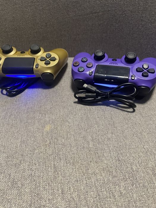 !!!НОВИ!!! 2 Контролери за ps4 цветове златен и лилав