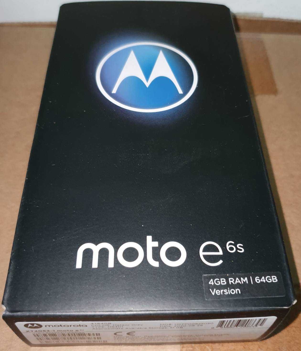 Telefon Motorola Moto E6s 64GB retea 4G 6.1" Dual Sim gri Nou Sigilat