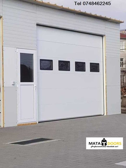 Usa L4xH4 gri.Usi garaj/rezidentiale/industriale/hale/sectionale