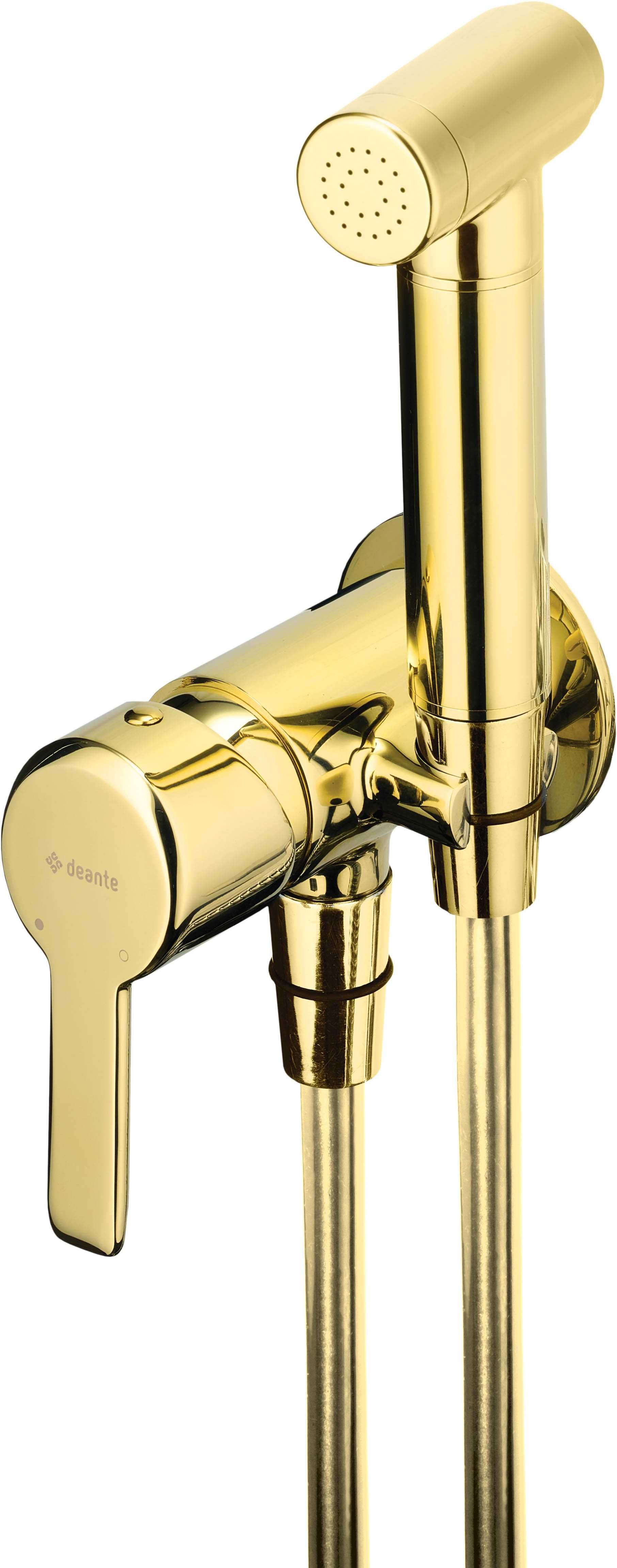 Златен Смесител за Биде с душ слу за вграждане Arnika Gold S  BQA_Z34M