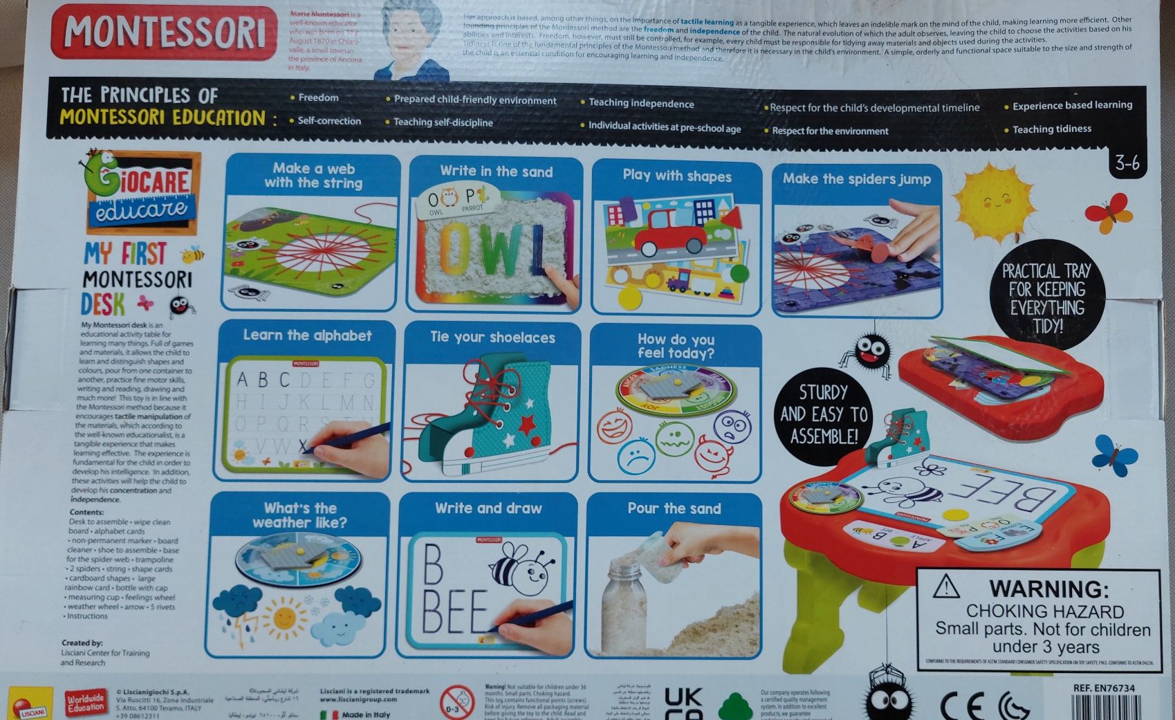 Masuta cu activitati Montessori