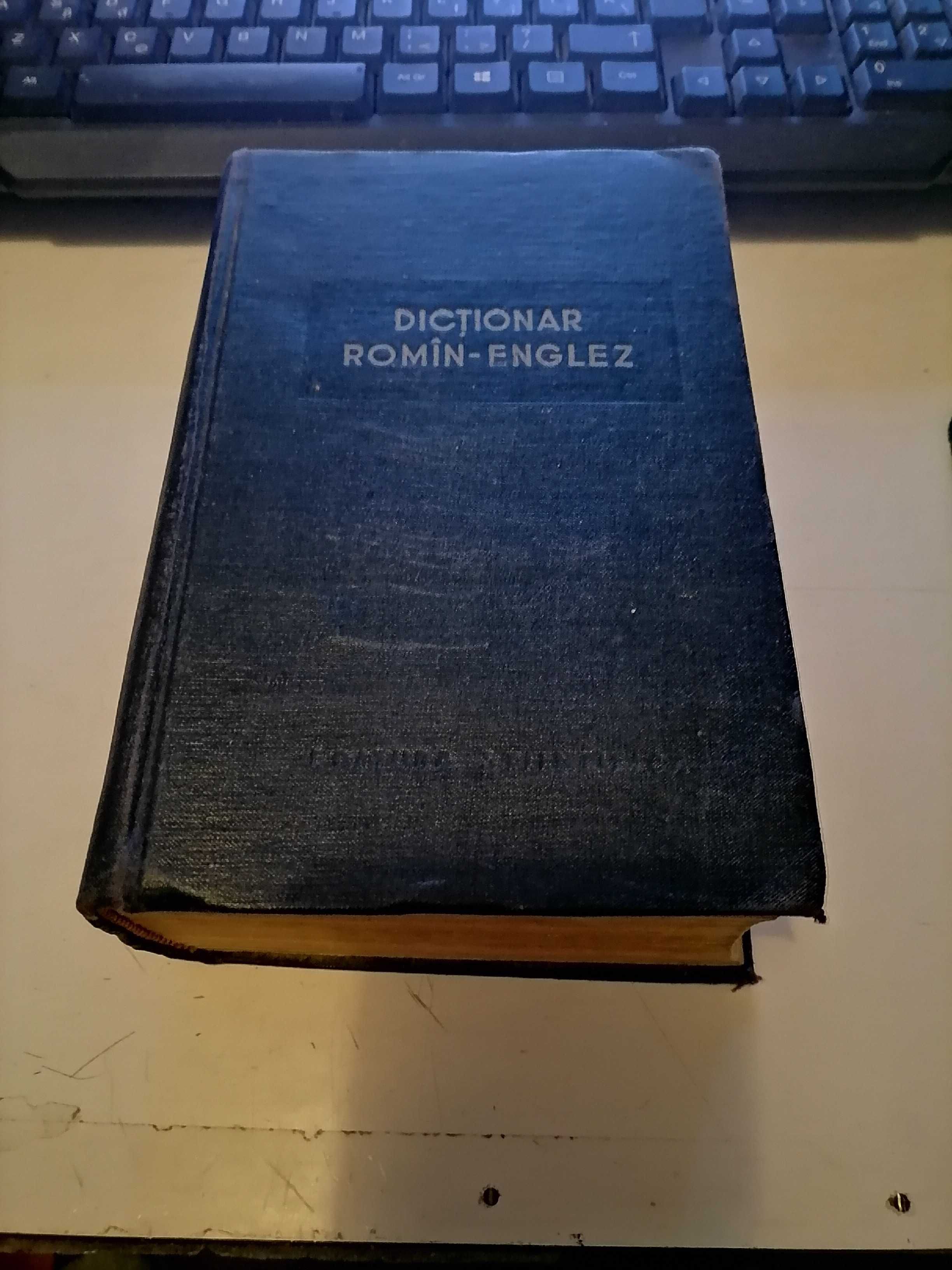 Dictionar Roman - Englez de Leon Levitchi Editura Stiintifica 1960