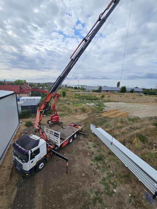 De inchiriat macara,automacara camion cu macara  de inchiriat