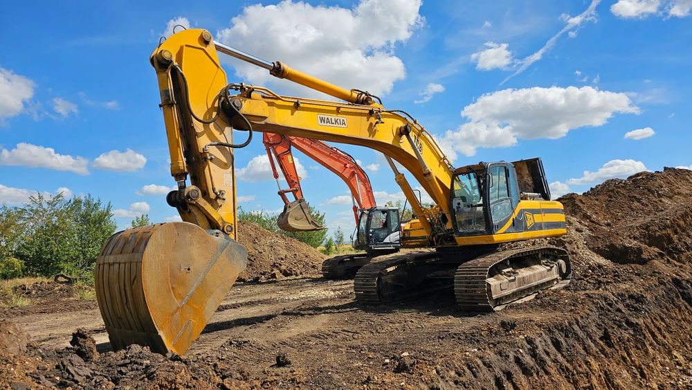 JCB JS 460 Excavator pe senile