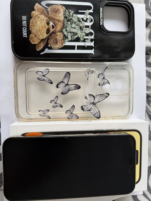 Iphone 14 pro max gold  ca nou