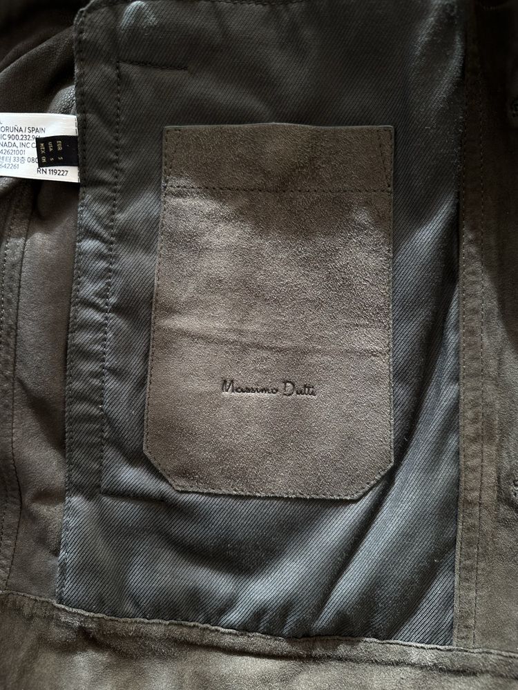 Мъжко велурено яке Massimo Dutti, S