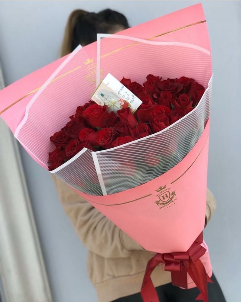 Доставка Цветов Алматы, розы и букеты