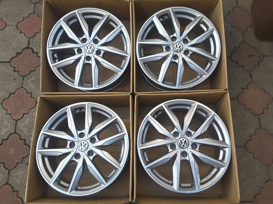 jante aliaj 17; 5x112;Vw Tiguan, Passat b8,b9,CC,Alltrack,Golf 6, 7, 8