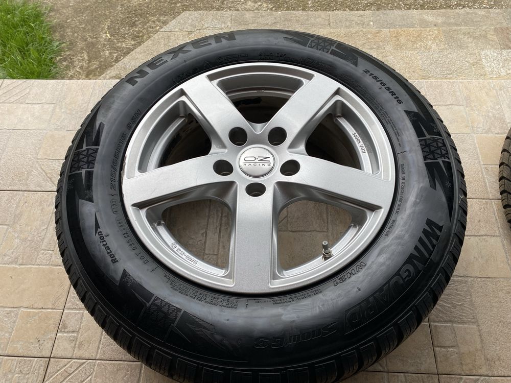16" 5x114.3 OZ Racing - Nissan Renault Honda Toyota