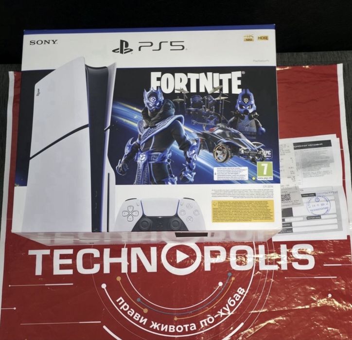 ***КАТО НОВ Sony Playstation 5 SLIM Гаранция Технополис PS5 | White