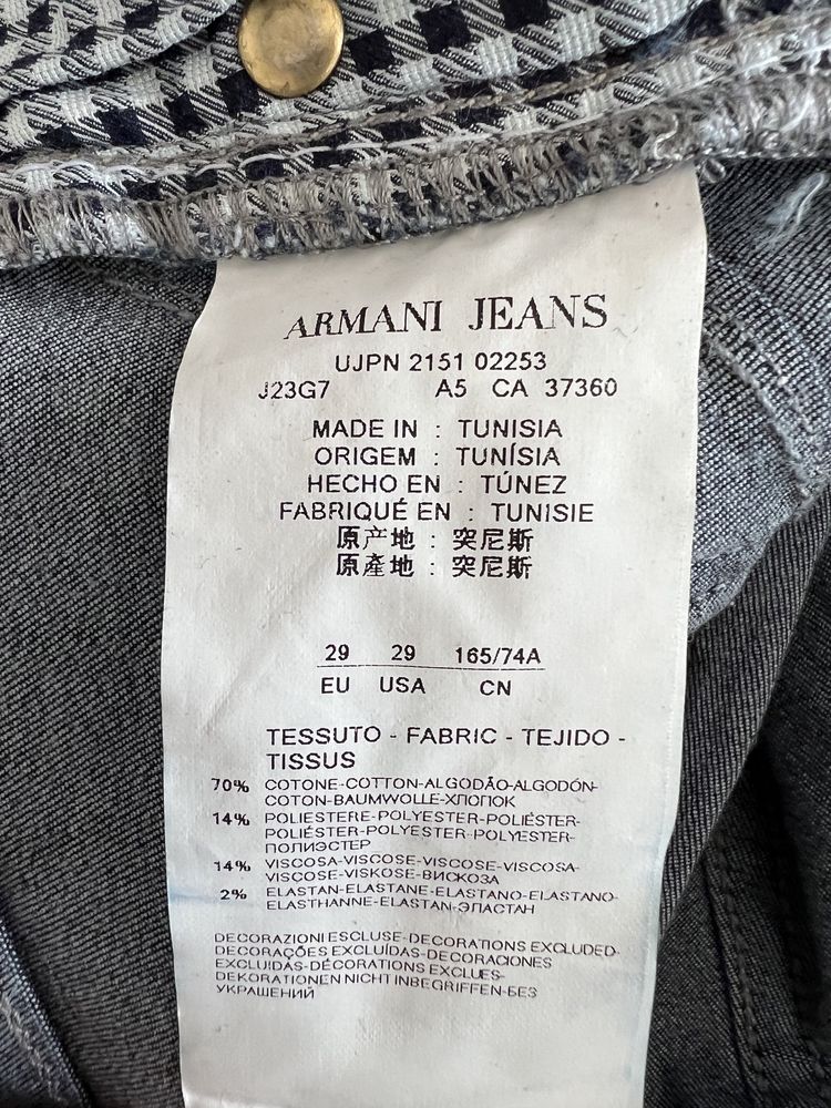 Blugi dama originali Armani Jeans bleumarin mărimea 29