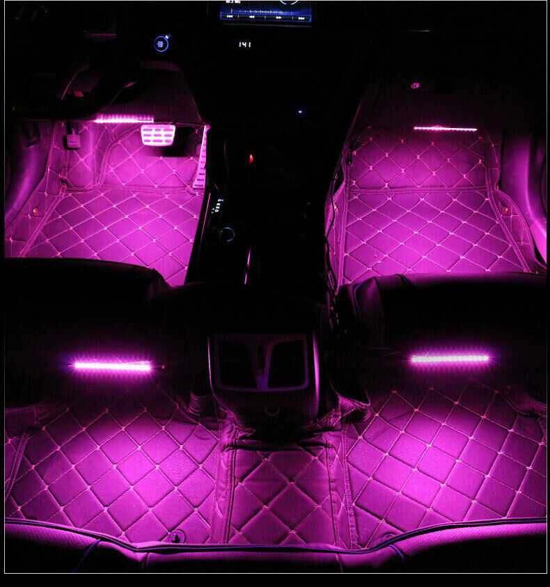 Музикална RGB LED Осветление за интериор за МПС-YF0008