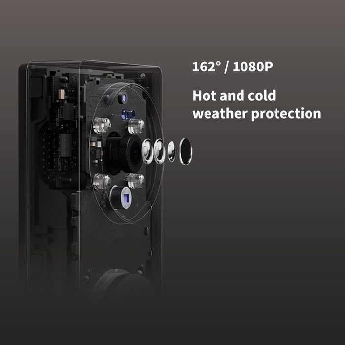 Aqara G4 - Смарт видео звънец (с батерии/ток, HomeKit, Face ID)