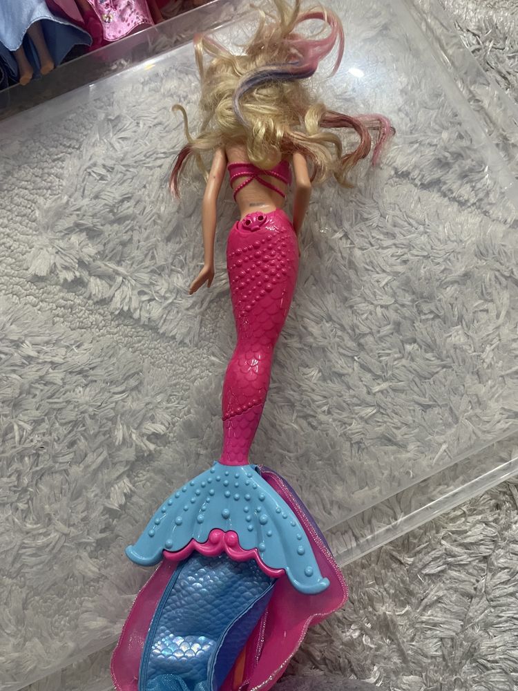 Papusa Barbie Printesa Perlelor Sirena Lumina
