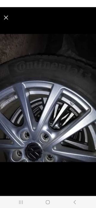 Vând set de jante cu anvelope Volkswagen 215/65 R 17 H iarna-vara