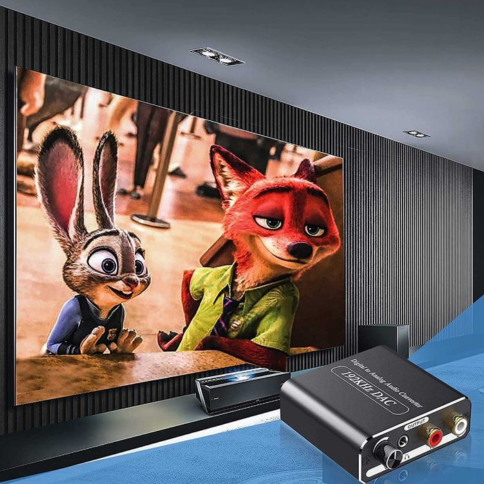 Convertor DAC Ozvavzk 192KHz Convertor volum digital analogic SPDIF