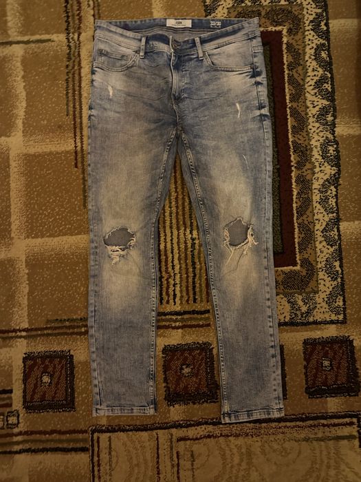 Blugi New Yorker slim fit albastrii