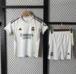 Echipament de fotbal , tricou + pantaloni , Real Madrid 25/26 copii