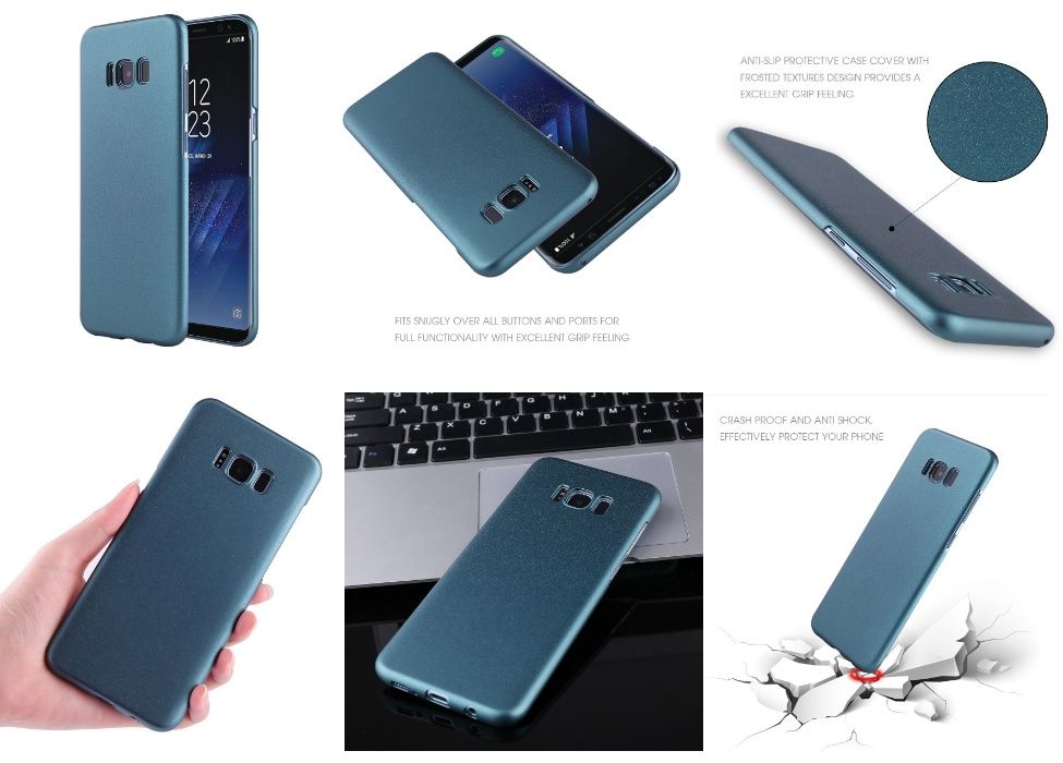 Husa Samsung Galaxy S8+ Plus G9550 G9555 + folie sticla + stylus