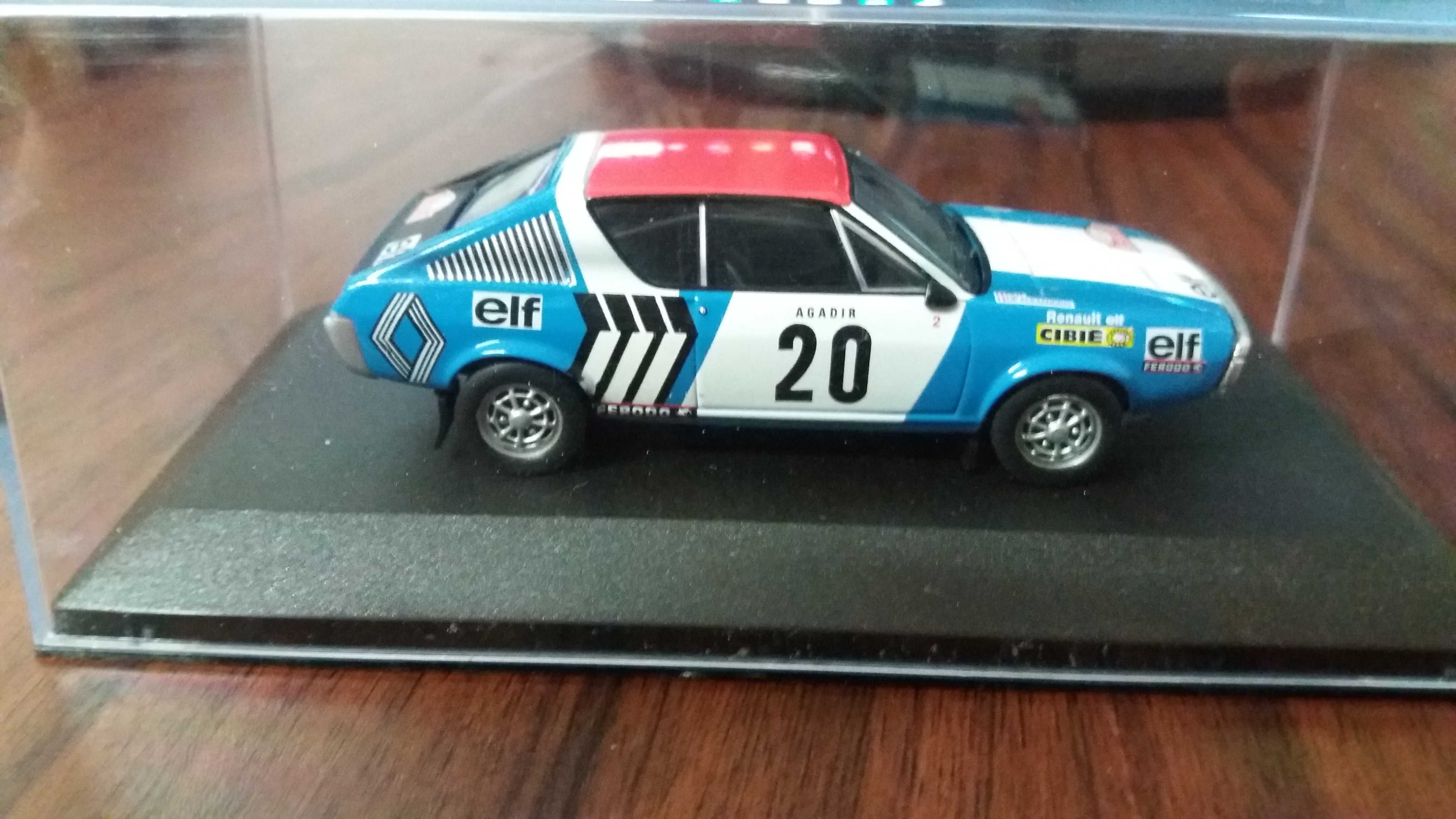 Macheta RENAULT 17 GORDINI Rallye de Monte Carlo 1975 - Atlas, 1/43.