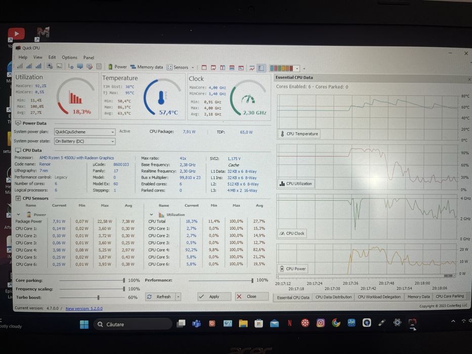 Laptop acer aspire 5