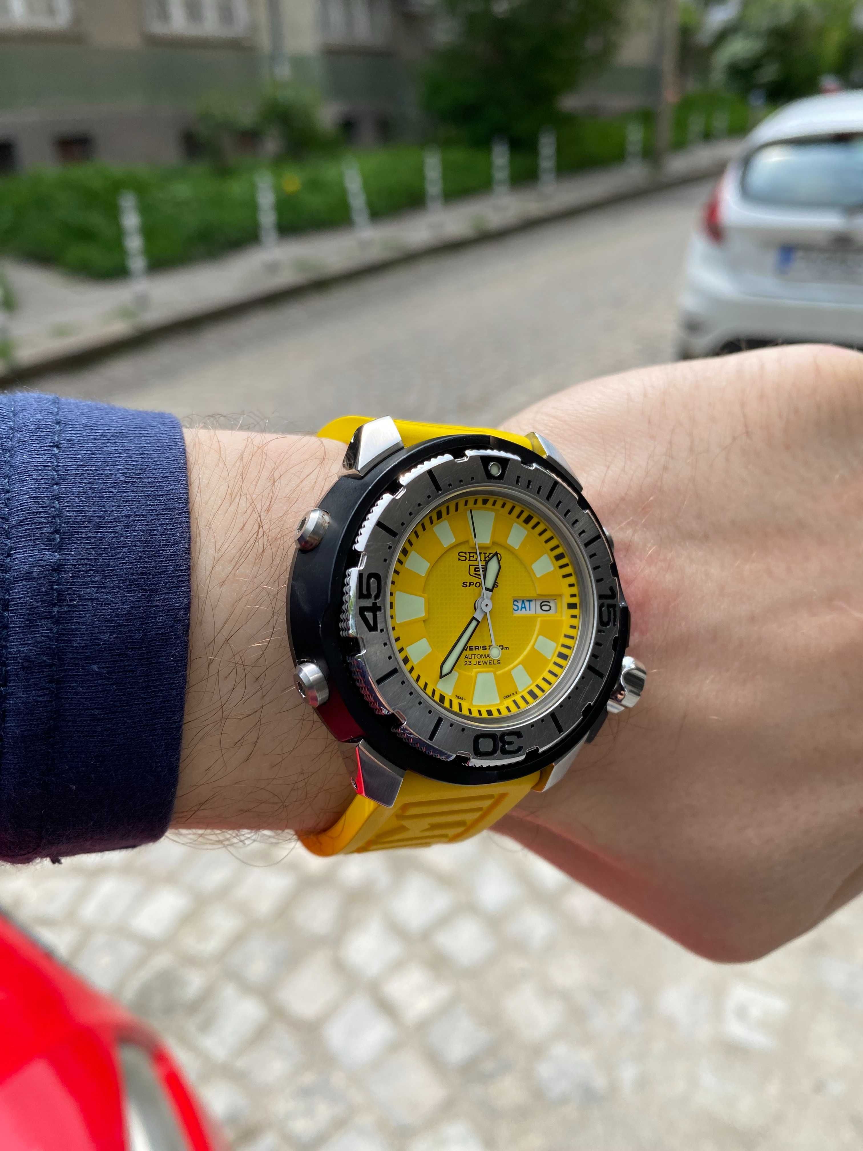 Seiko Yellow Frankenmonster