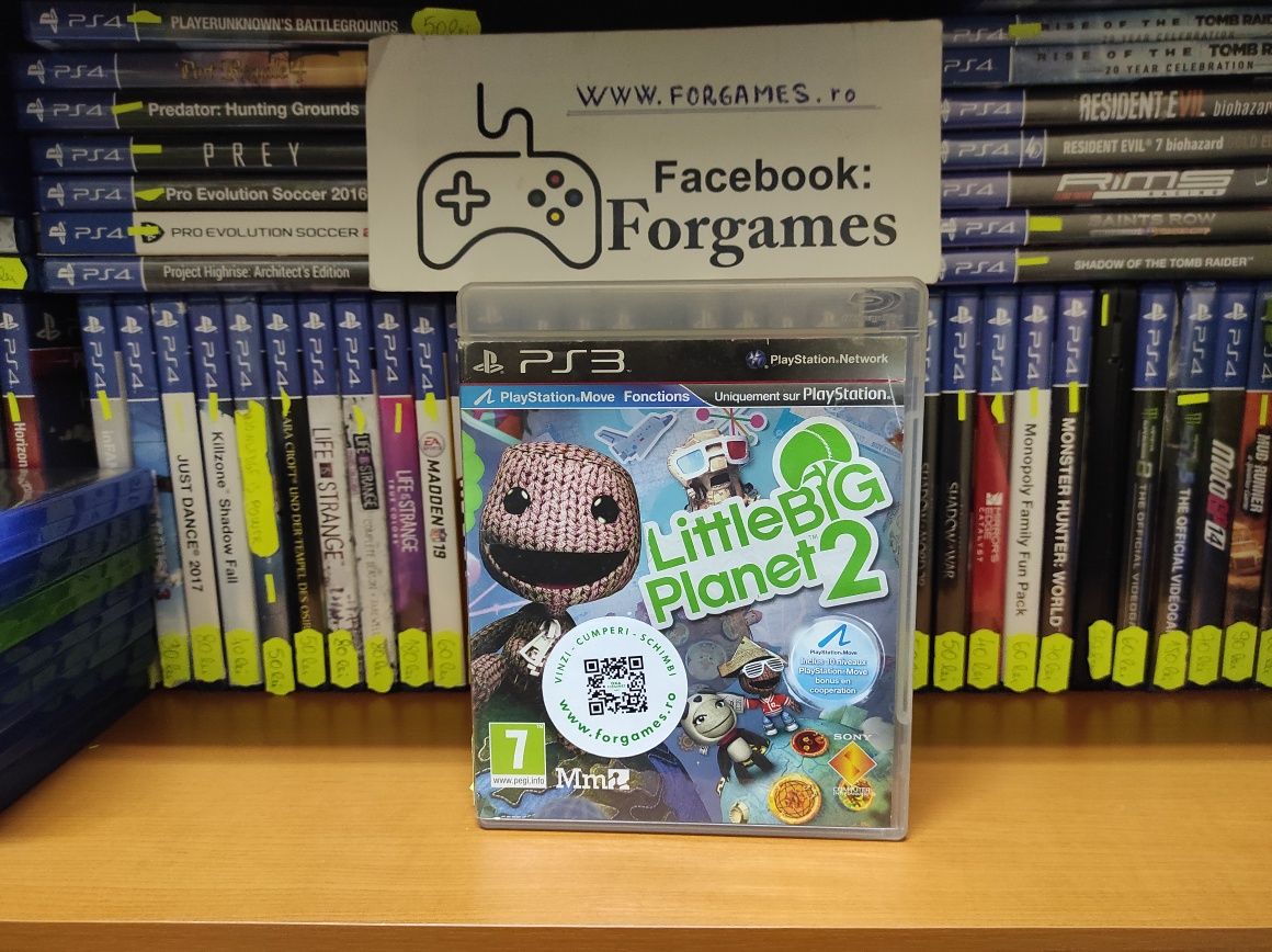 Vindem jocuri Little Big Planet 2 PS3 Forgames.ro / Move